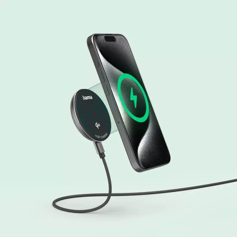 Hama 00201735 mobiilseadme laadija Nutitelefon Must USB Juhtmevaba laadimine Kiirlaadimine Siseruumides