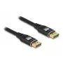 DeLOCK DisplayPort-kaabel 8K 60 Hz 2 m Must Metall