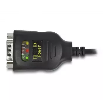 DeLOCK adapter USB 2.0 Type-A RS-232 jadaliidesele D-Sub 9 pin 2,5 kV galvaaniline isolatsioon 2 m