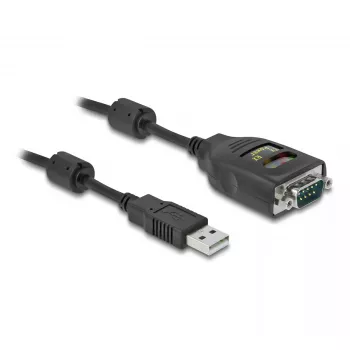 DeLOCK adapter USB 2.0 Type-A RS-232 jadaliidesele D-Sub 9 pin 2,5 kV galvaaniline isolatsioon 2 m