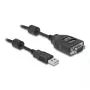 DeLOCK adapter USB 2.0 Type-A RS-232 jadaliidesele D-Sub 9 pin 2,5 kV galvaaniline isolatsioon 2 m
