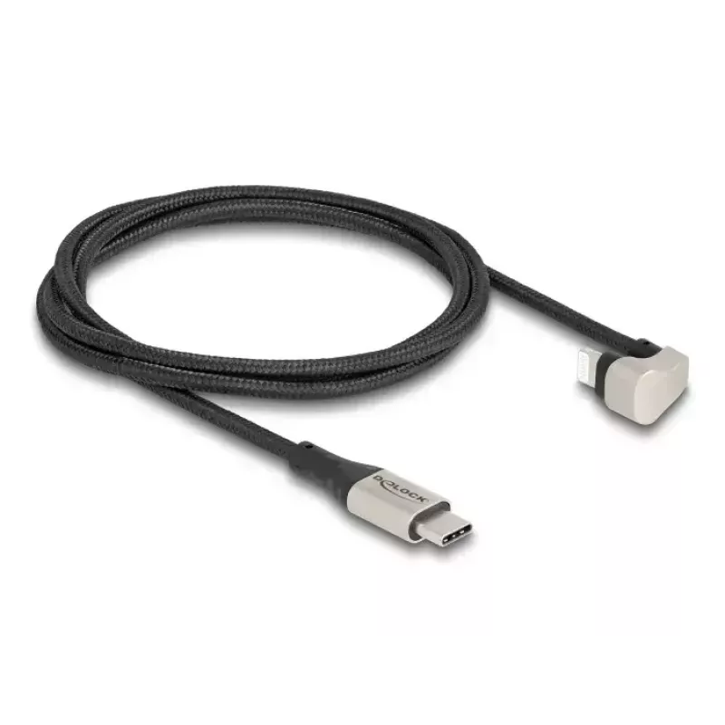 Andme- ja laadimiskaabel DeLOCK USB USB-C Lightningile 1 m 3 A