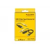 DeLOCK USB pikenduskomplekt Type-A 10 Gbit/s 0,2 m must 66466