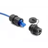 DeLOCK RJ45 Cat.6A ühendusadapter tihenduskorgiga IP67 tolmu- ja veekindel