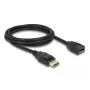 DeLOCK DisplayPort 1.2 pikenduskaabel 4K 60 Hz 2 m
