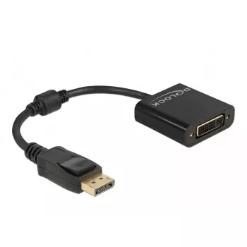 DeLOCK Adapter DisplayPort 1.2 isane DVI emasesse 4K Passiivne must