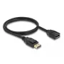 DeLOCK DisplayPort 1.2 pikenduskaabel 4K 60 Hz 1 m