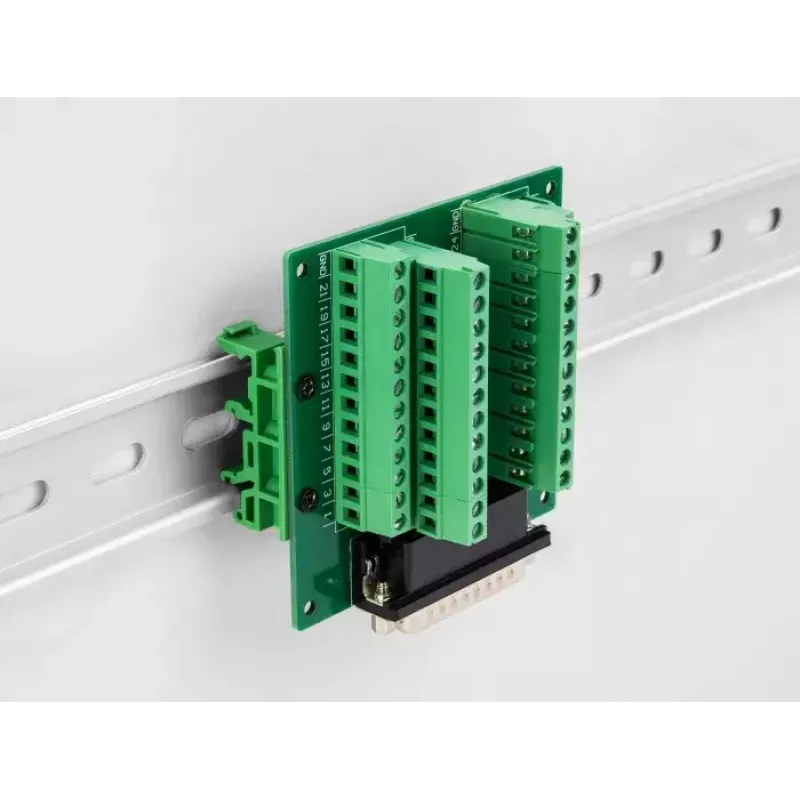 DeLOCK D-Sub HD 44 kontaktiga isane pistik klemmiplokile DIN-liistule 84x86x30mm