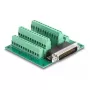 DeLOCK D-Sub HD 44 kontaktiga isane pistik klemmiplokile DIN-liistule 84x86x30mm
