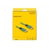 DeLOCK DisplayPort kaabel 16K 60 Hz 1 m roheline metall
