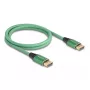 DeLOCK DisplayPort kaabel 16K 60 Hz 1 m roheline metall