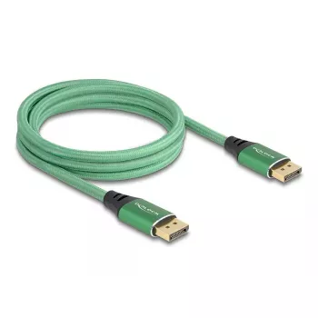 DeLOCK DisplayPort kaabel 16K 60 Hz 2 m roheline metall