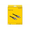 DeLOCK DisplayPort-kaabel 8K 60 Hz 1 m lilla metallist
