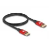 DeLOCK DisplayPort-kaabel 8K 60 Hz 1 m punane metall