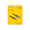 DeLOCK DisplayPort-kaabel 8K 60 Hz 3 m lilla metallist