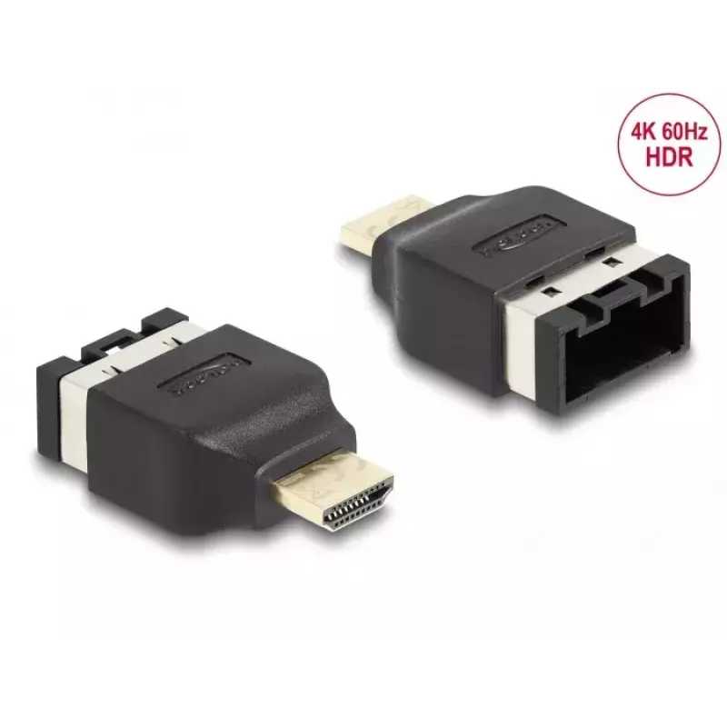 DeLOCK HDMI autoadapter HDMI-E emane HDMI-A isasele 4K 60 Hz