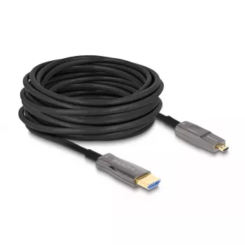 DeLOCK aktiivne optiline HDMI-kaabel 8K 60 Hz 15 m isane-isele