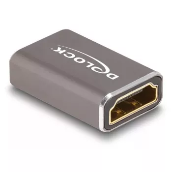 DeLOCK HDMI adapter emane-emane 8K 60 Hz hall metall