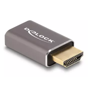 DeLOCK HDMI-adapter isane-emane 8K 60 Hz hall metall