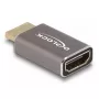 DeLOCK HDMI-adapter isane-emane 8K 60 Hz hall metall