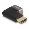 DeLOCK HDMI-adapter isane-emane 90° paremale nurga all 8K 60 Hz hall metallist