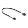DeLOCK USB 2.0 pin header isane jaotur 2 porti must sinine