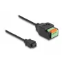 DeLOCK USB 2.0 kaabel Mini-B emane klemmiploki adapter 15 cm