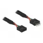 USB-kaabel DeLOCK 0,5m 2xUSB2.0