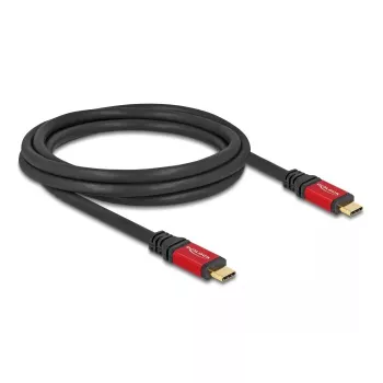 DeLOCK USB 2.0 kaabel USB USB-C isane isasele PD 3.0 100 W 2 m punane metall