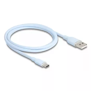 DeLOCK USB-kaabel USB 2.0 1 m USB A USB C sinine 81222