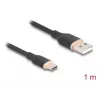 DeLOCK USB-kaabel USB 2.0 1 m USB A USB C Must