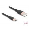 DeLOCK USB-kaabel USB 2.0 4m USB A USB C Must 81228