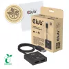 DisplayPort 2‑in‑1 kahesuunaline lüliti CLUB3D CSV-1009 — 2x DisplayPort väljundit, 8K@60Hz, must