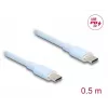 USB-kaabel DeLOCK 81233 USB 2.0 0,5 m USB C sinine
