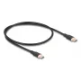DeLOCK USB-kaabel USB 2.0 0,5 m USB-C Must 81237