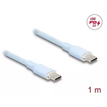 USB-kaabel DeLOCK 81234 USB 2.0 1m USB C sinine