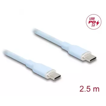 DeLOCK USB-kaabel USB 2.0 2,5 m USB C sinine 81235