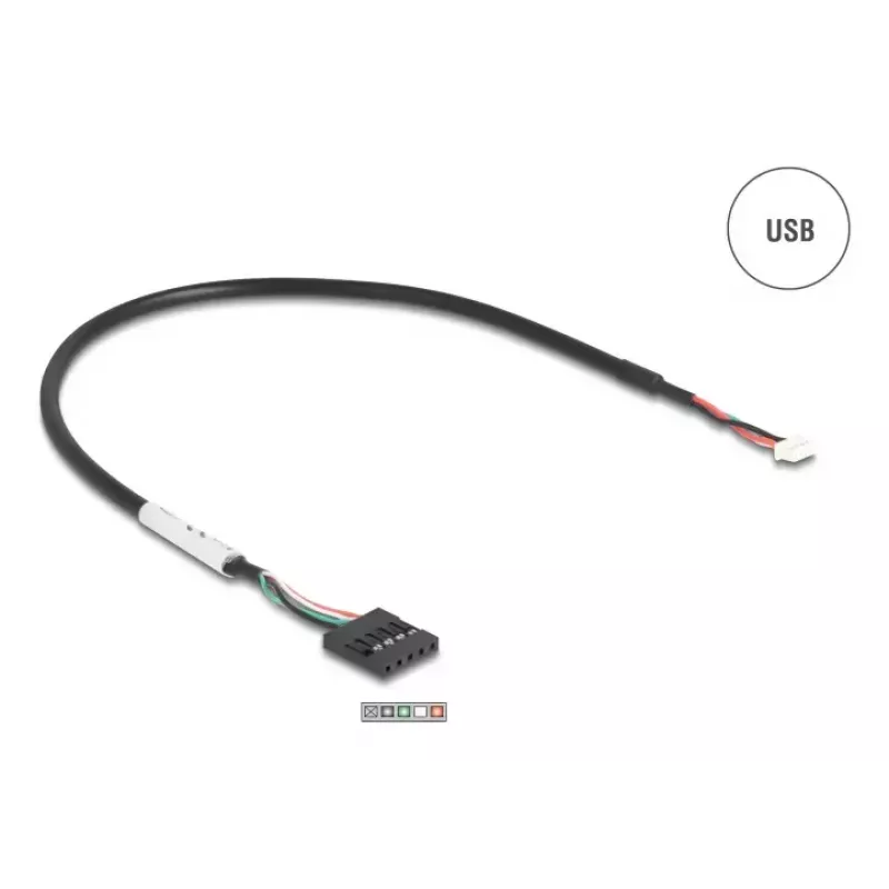 DELOCK 90582 USB 2.0 RS-232 jadamuundur/kordur/isolaator, FTDI FT231XS, roheline roostevaba teras