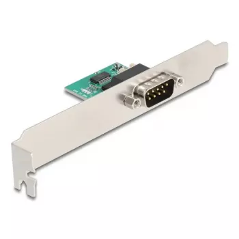 DELOCK 90582 USB 2.0 RS-232 jadamuundur/kordur/isolaator, FTDI FT231XS, roheline roostevaba teras