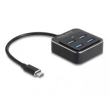 DeLOCK USB 3.2 Gen 2 USB USB-C jaotur 4 x USB Type-A 10 Gbps