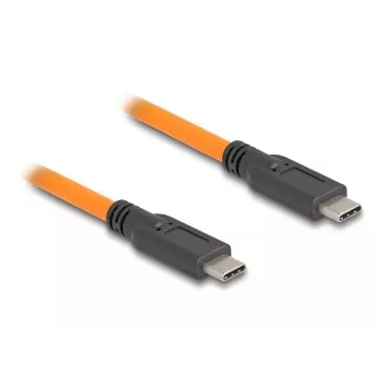 DeLOCK USB-kaabel USB USB-C isane USB USB-C isasele 1 m 5 Gbps oranž