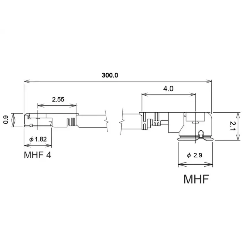 Koaksiaalkaabel DeLOCK 89649 0,3 m MHF I-PEX - MHF IV HSC MXHP32