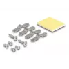 DeLOCK võrguühenduskarp LSA Cat.6 must metall plast 41mm 69mm 26mm