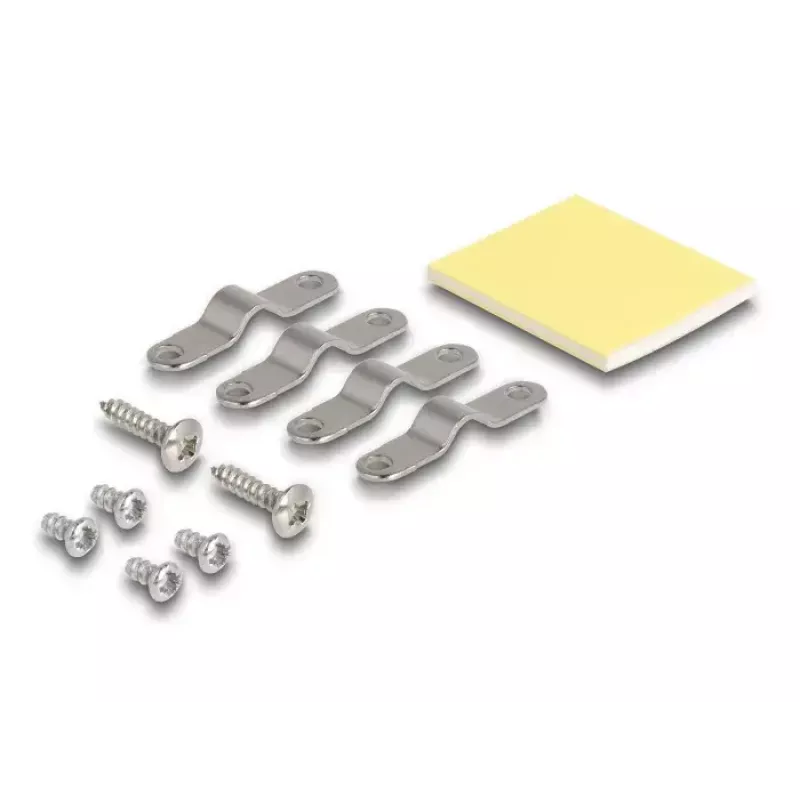 DeLOCK võrguühenduskarp LSA Cat.6 must metall plast 41mm 69mm 26mm