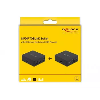 S/PDIF TOSLINK lüliti DeLOCK 63395