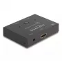 DeLOCK HDMI 2 - 1 kahesuunaline lüliti 8K 60 Hz metallist must