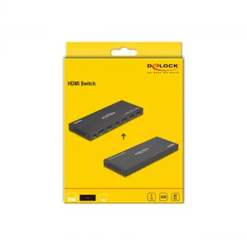 DeLOCK HDMI-lüliti 4 x HDMI sisse, 1 x HDMI välja, 8K 60 Hz