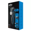 Braun Series 5 51-B1820s Fooliumpardel Must, Sinine