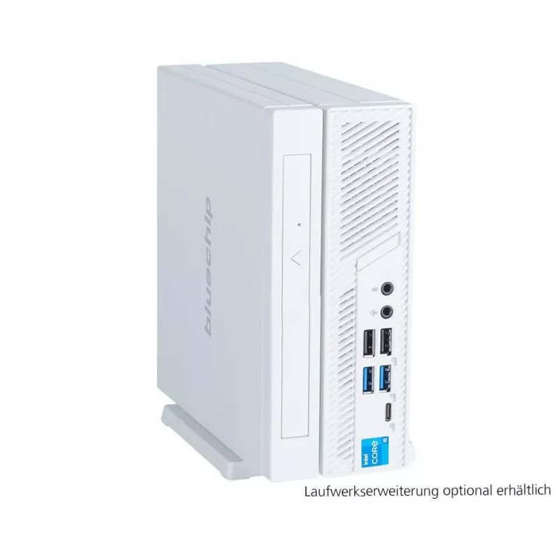 bluechip BUSINESSline S3137 *valge* Intel® Core™ i3 protsessor 14100 / kuni 4,70 GHz, Windows 11 Pro, Intel® B760, 8 GB DDR5, 500 GB NVMe SSD, Intel® Wi-Fi 6E AX211, Bluetooth 5.3, Gigabit Ethernet, Intel® UHD graafika