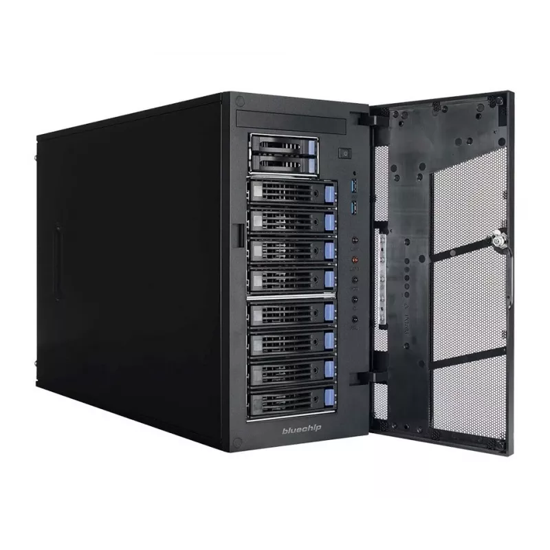 bluechip SERVERline T40322s, 2 GHz, 4410Y, 32 GB, DDR5-SDRAM, 1,92 TB, Torn